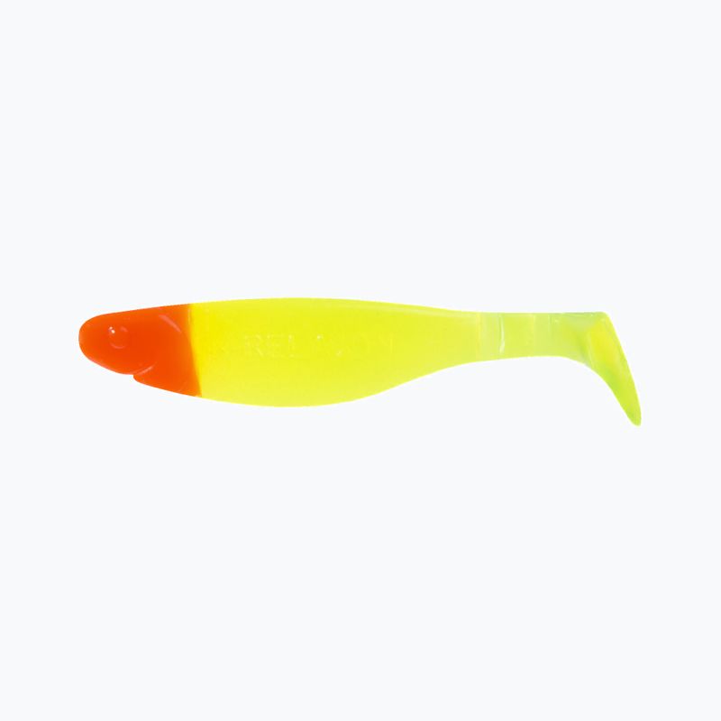 Gummiköder Relax Hoof 4 Head 4 Stück chartreuse-orange BLS4-H