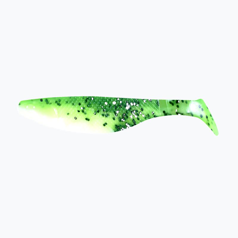 Relax Gummiköder Hoof 5 Laminiert 3 Stück weiß chartreuse-schwarz jumbo glitter BLS5-L