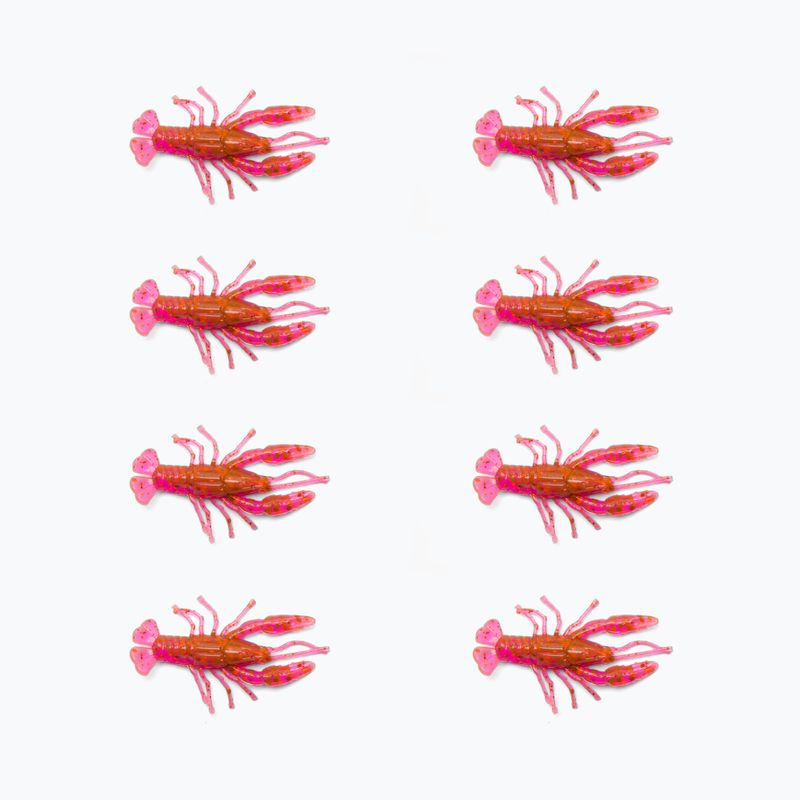 Gummiköder Relax Crawfish 2 Standard 8 Stück crawfish-orange glitter CRF1-S