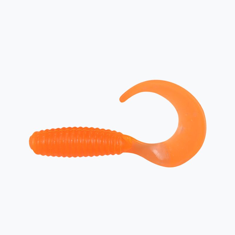 Gummiköder Relax Twister VR1 Standard 8 Stück transparent orange VR1-TS
