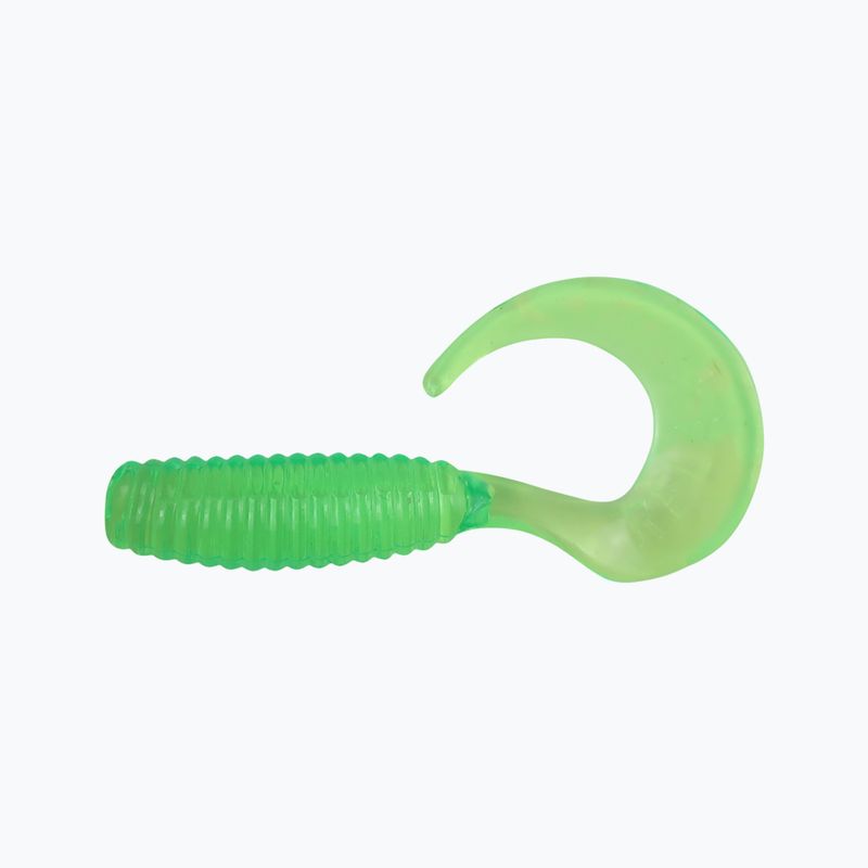 Gummiköder Relax Twister VR1 Standard 8 Stück transparent lime VR1-TS
