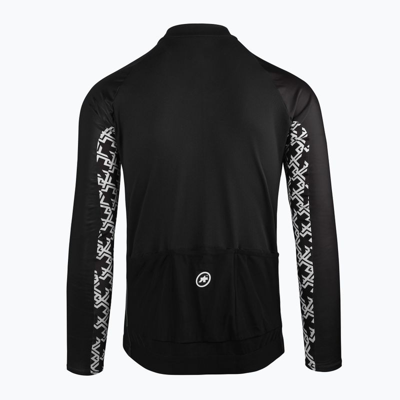 Radtrikot ASSOS Mille GT Spraing Fall LS schwarz 3