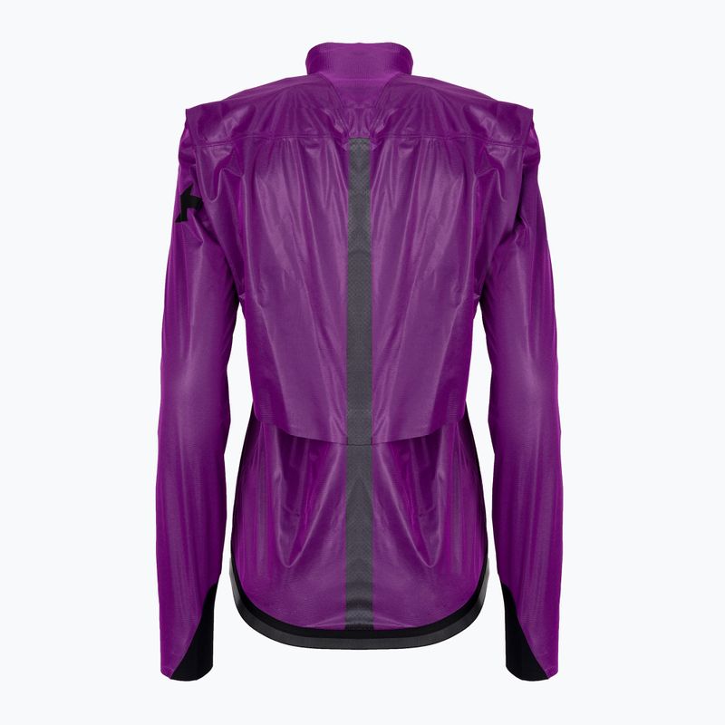 Damen Fahrradjacke ASSOS Dyora RS Rain lila 12.32.372.4B 2