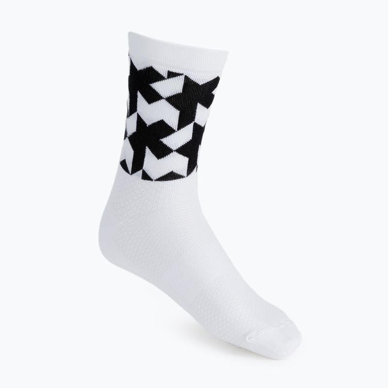 ASSOS Monogram Radsocken weiß P13.60.695.57