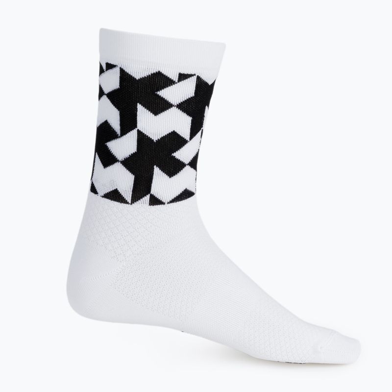 ASSOS Monogram Radsocken weiß P13.60.695.57