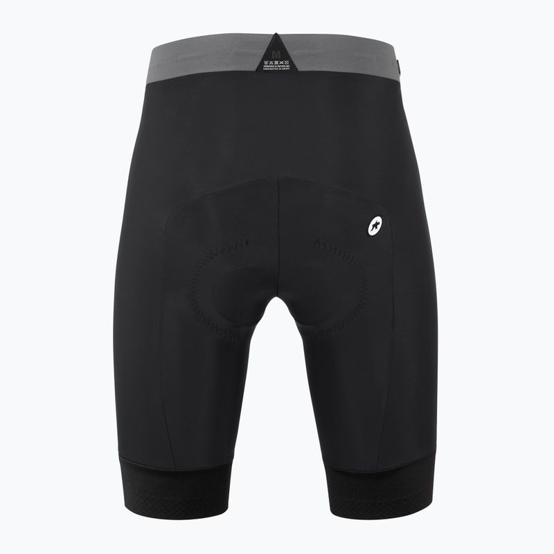 Herren ASSOS Mille GT Half C2 Radhose schwarz 3