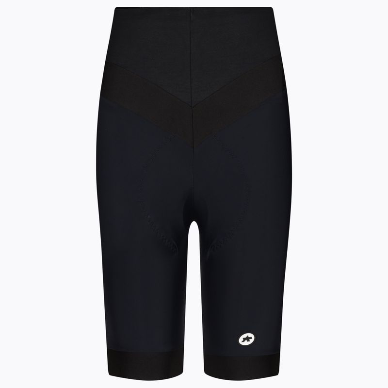 Damen lange Radhosen ASSOS Uma GT Half C2 Long schwarz 12.10.236.18