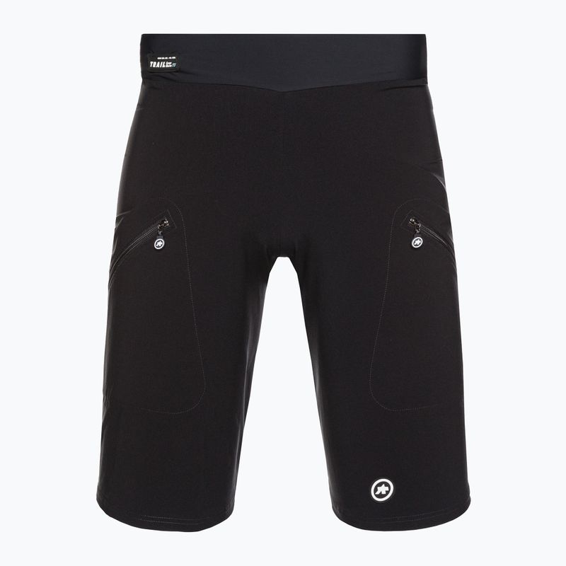 Herren ASSOS Trail Cargo T3 kurze Radlerhose schwarz 51.10.115.18