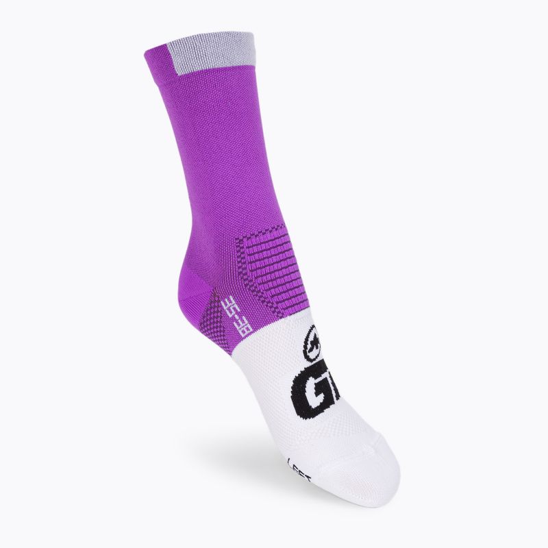 ASSOS GT C2 Radsocken lila und weiß P13.60.700.4B
