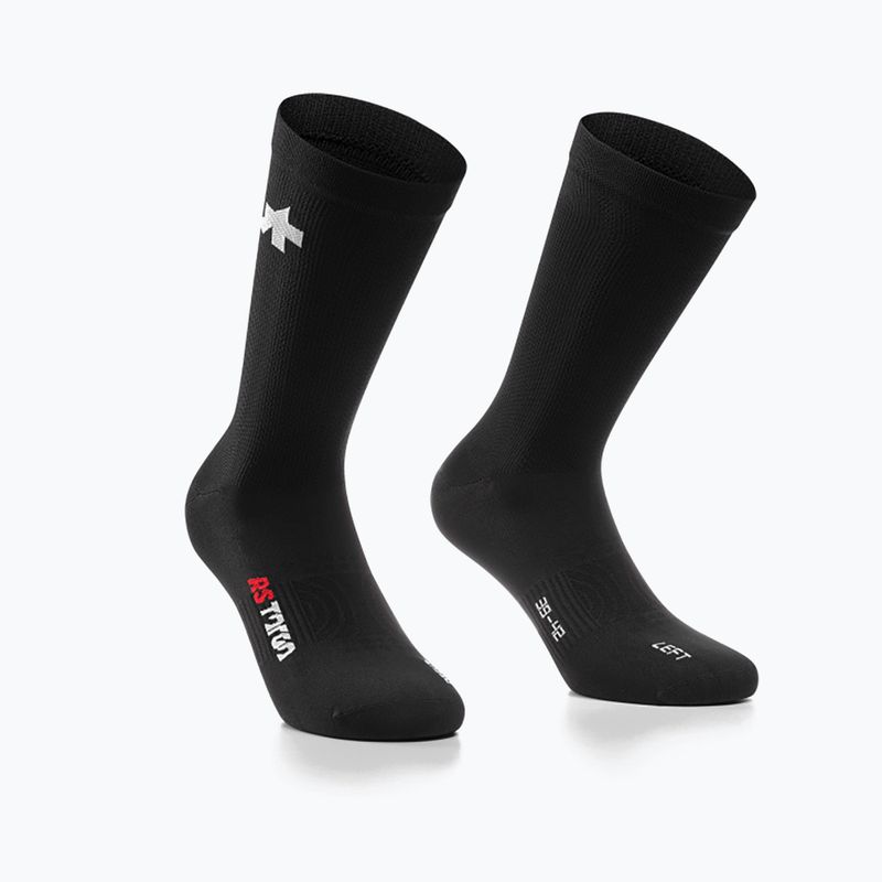 ASSOS RS Targa Radsocken schwarz P13.60.715.10 4