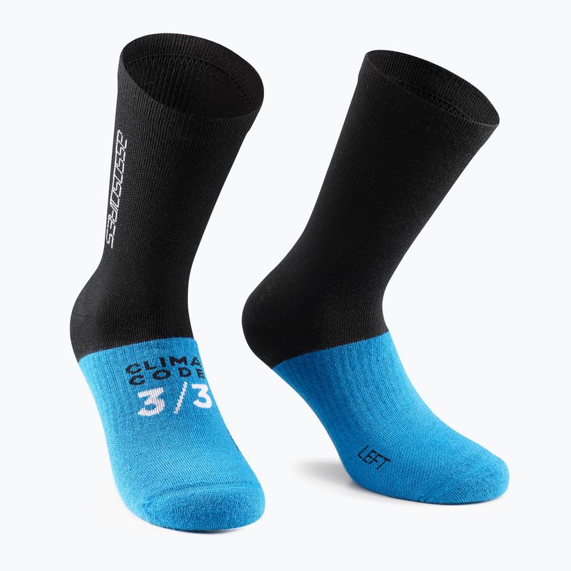 ASSOS Ultraz 3/3 Winter Evo Radsocken schwarz