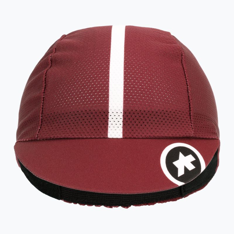 Radmütze z daszkiem ASSOS Cap rot P13.7.755.4M.OS