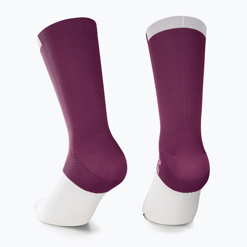 Fahrradsocken ASSOS GT C2 rot-weiß P13.6.7.4O. 2