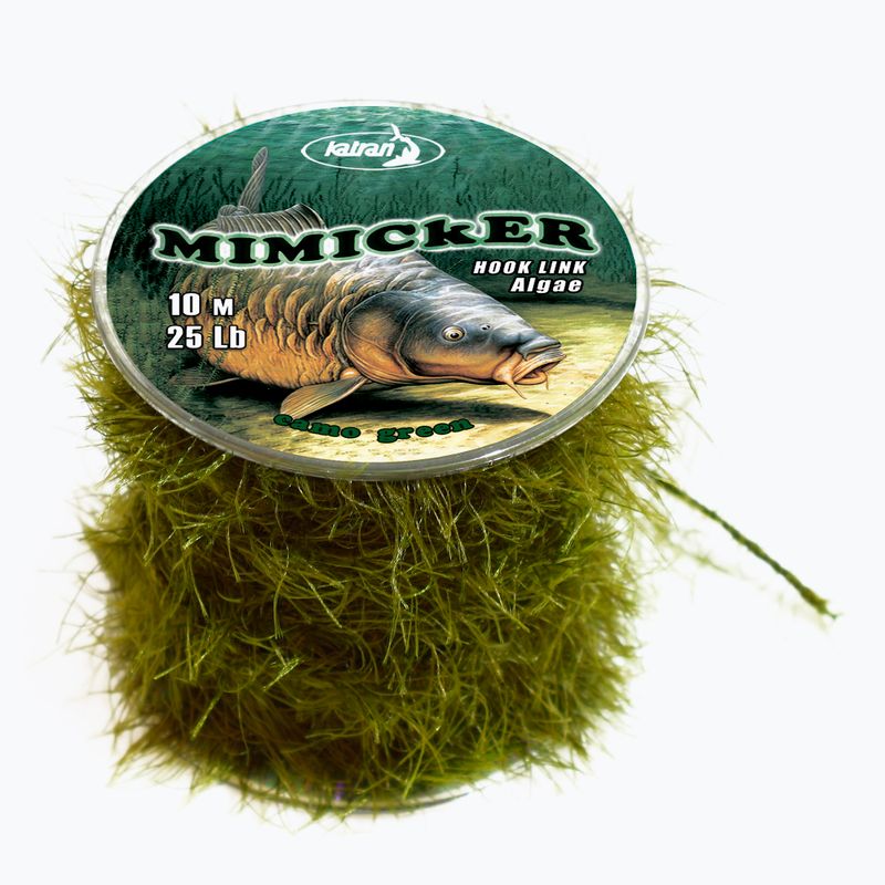 Katran Mimicker Geflochtener Karpfenhaken Links grün 2