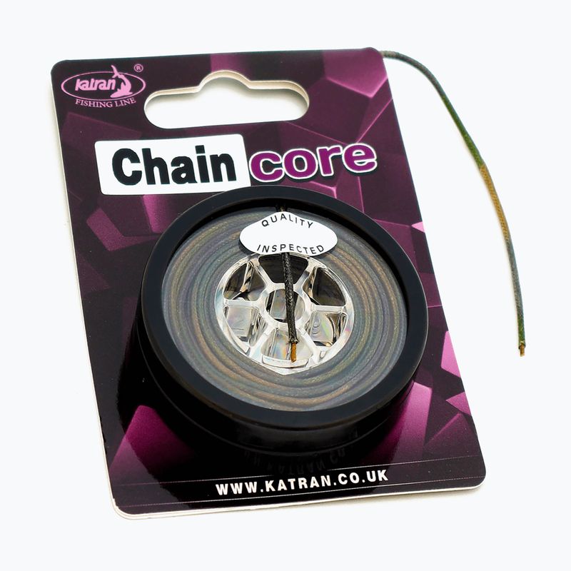Leadcore Katran Karpfengeflecht Comodo Chain Core camo grün 2
