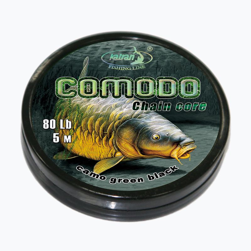 Leadcore Katran Karpfengeflecht Comodo Chain Core camo braun