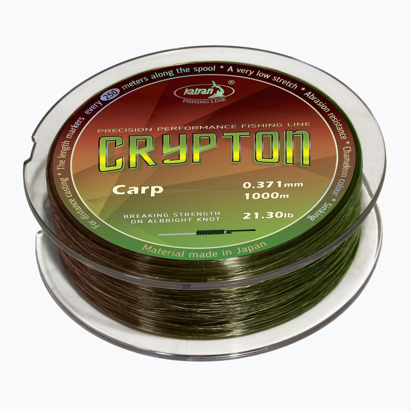 Katran Crypton Karpfen Angelschnur grün 5