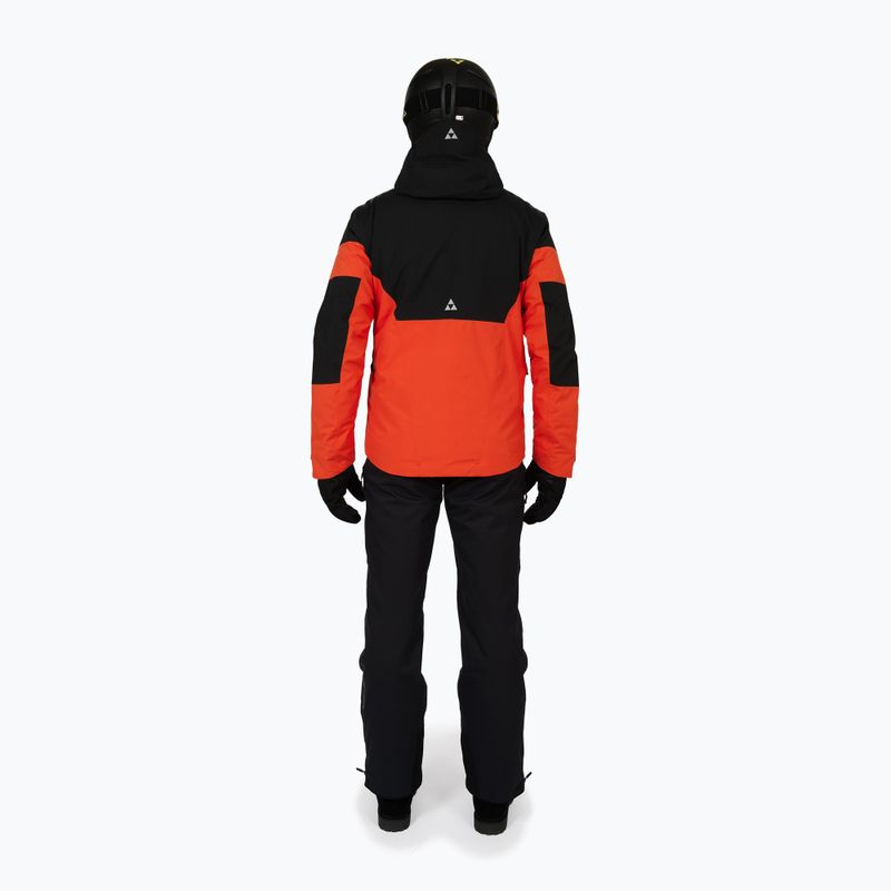 Herren Skijacke Fischer Semmering rot Tomate 3