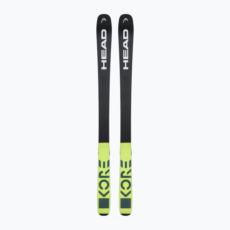 Abfahrtski HEAD Kore 93 + Schnürung Attack 14 GW yellow/anthracite 3