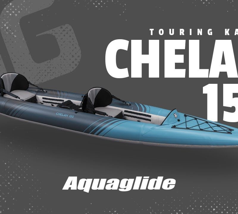 Aquaglide Chelan 155 blau 584121106 Aufblasbares 2-Personen-Kajak 11