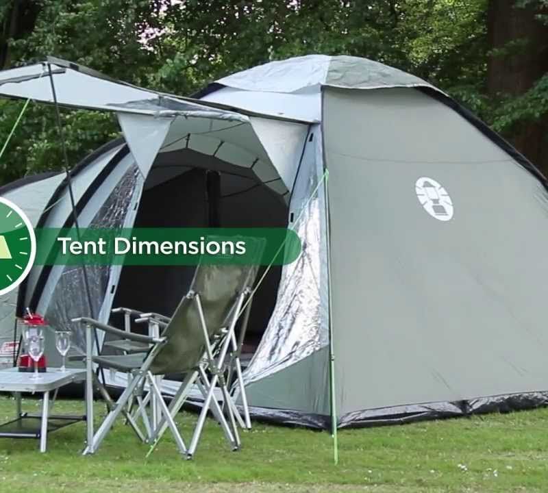 Coleman Waterfall 5 Deluxe Camping Zelt grün 2000038893 4