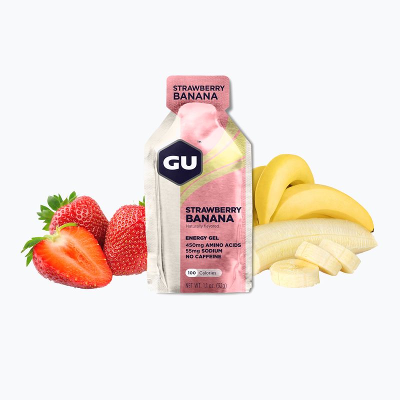 GU Energy Gel 32 g Erdbeere/Banane 2