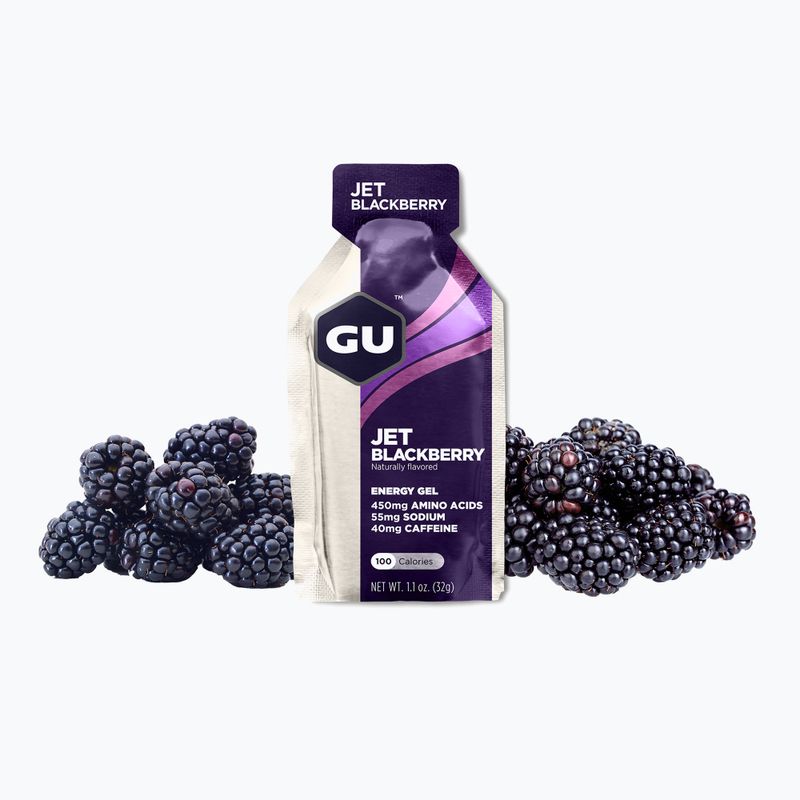 GU Energy Gel 32 g Jet Brombeere 2