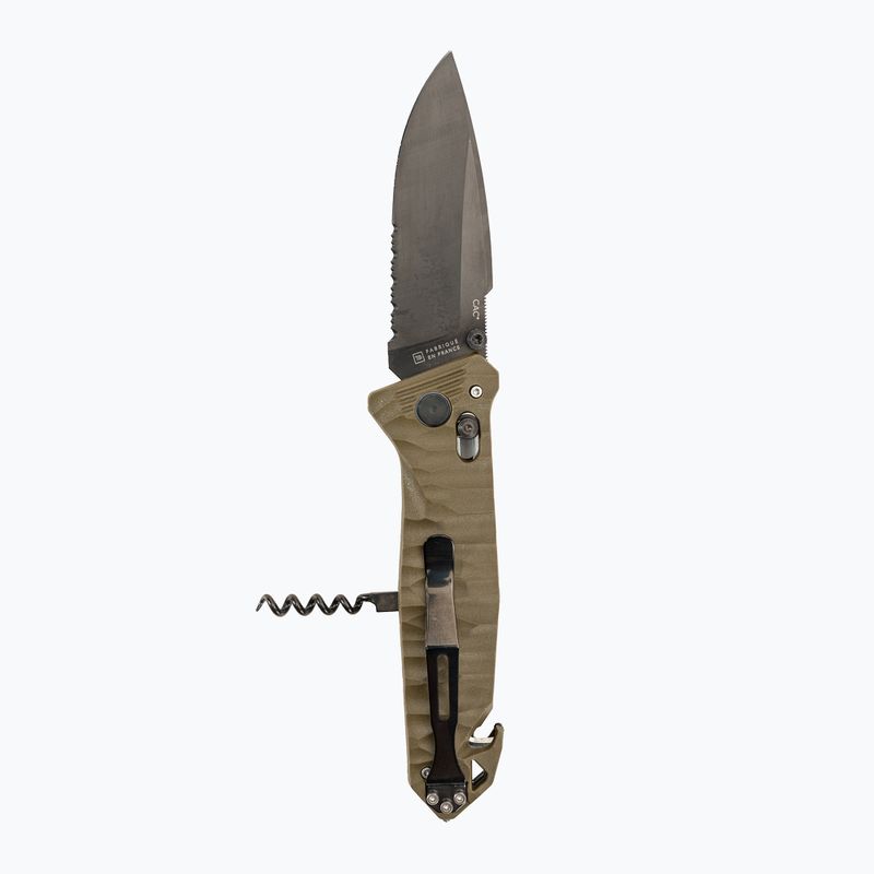 TB Outdoor CAC Serration Manche Toxifie PA6 GF khaki Wandermesser 5
