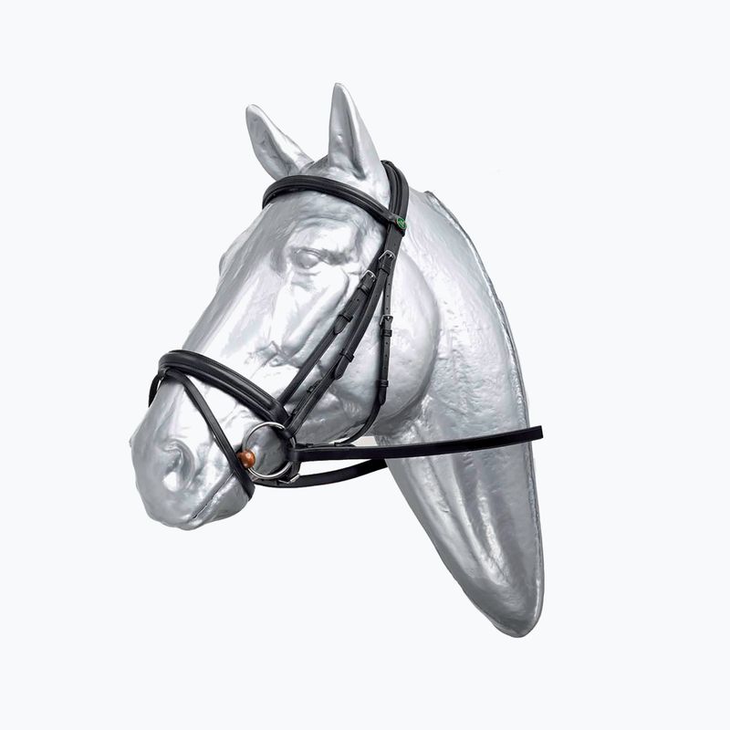 Prestige Italia schwarzes E37 Pferdehalsband