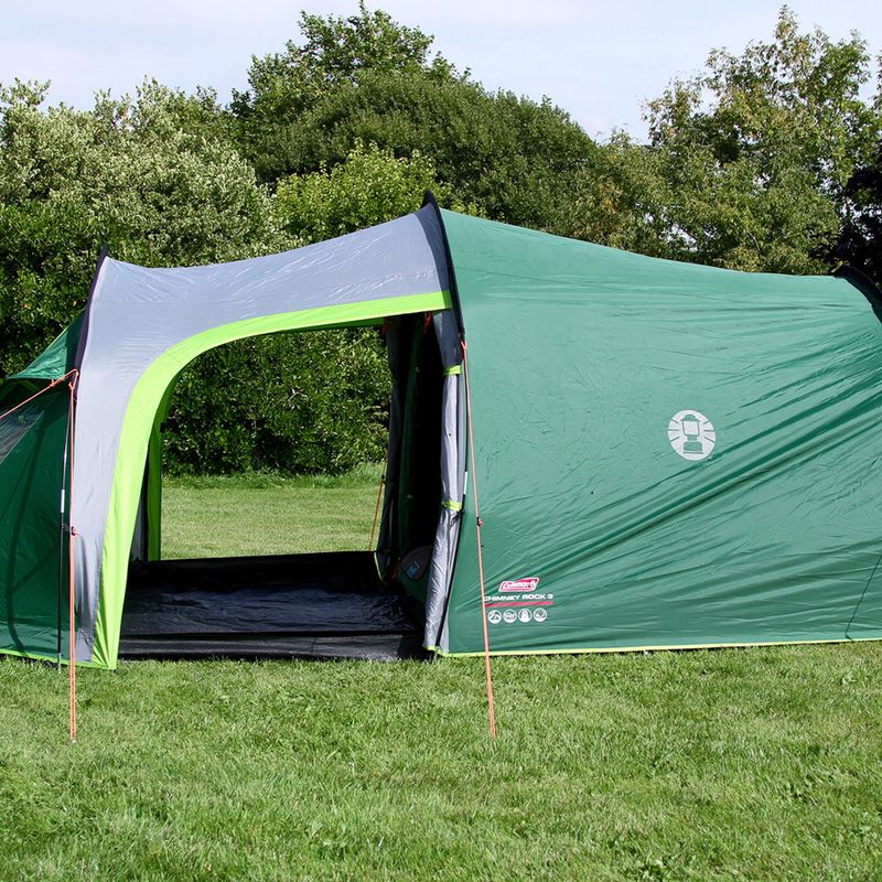 Coleman Chimney Rock 3 Plus 3-Personen-Campingzelt grau-grün 2000032117 6