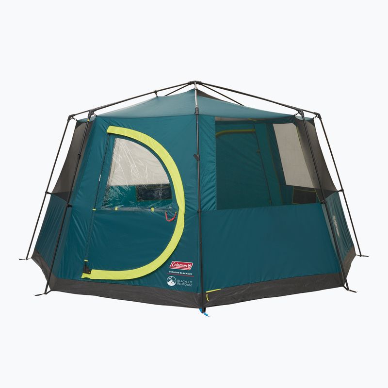 Coleman Cortes Octagon Blackout Schlafzimmer grün 8-Personen-Campingzelt 2