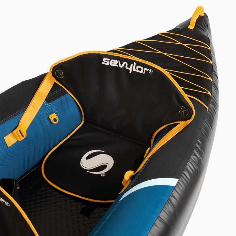 Sevylor Montreal blau/schwarzes aufblasbares 3-Personen-Kajak 6