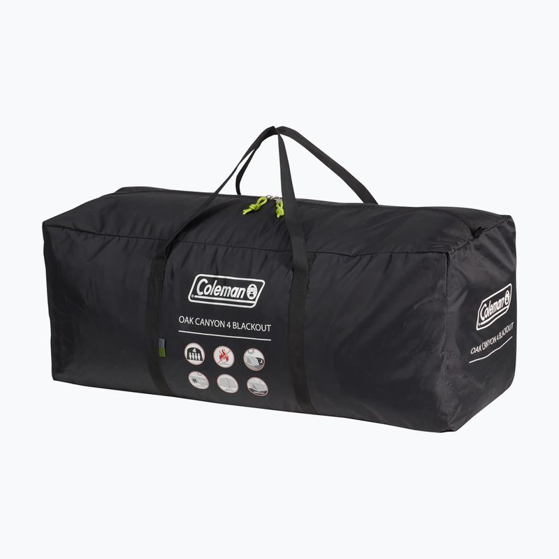 Coleman Oak Canyon 4 Blackout grün 4-Personen-Campingzelt 8