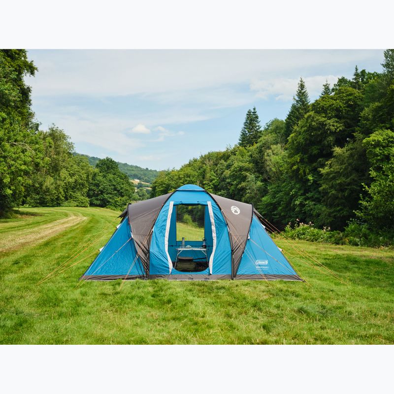 Coleman Spruce Falls 4-Personen-Campingzelt 4 blau 8