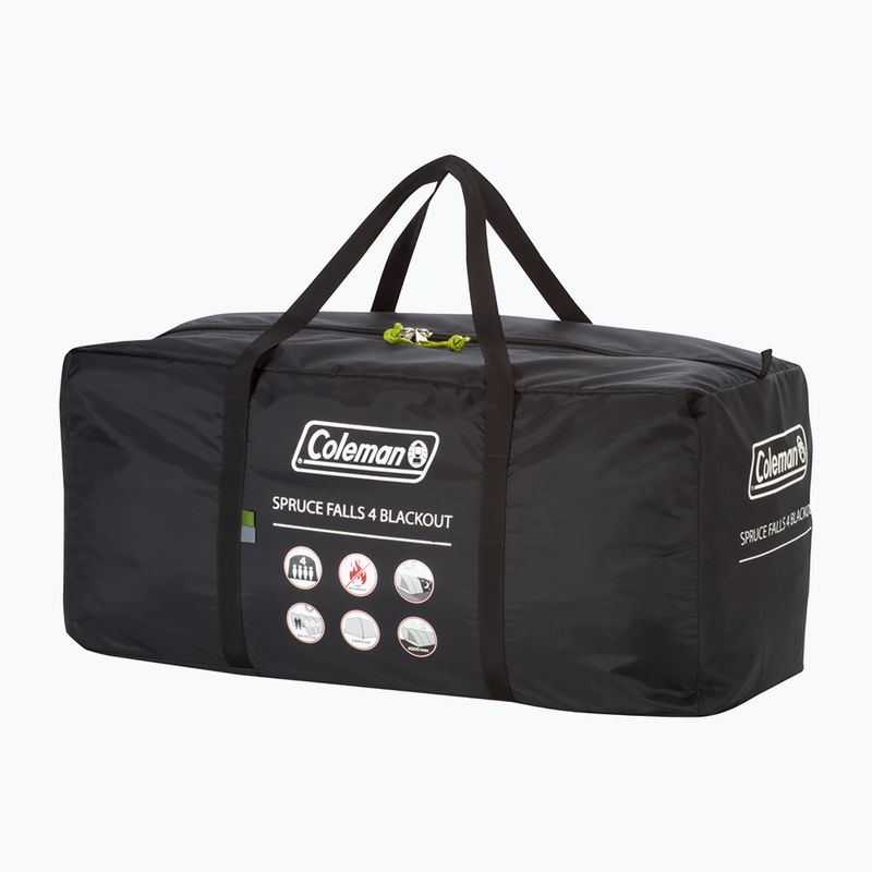 Coleman Spruce Falls 4-Personen-Campingzelt Blackout grün 6