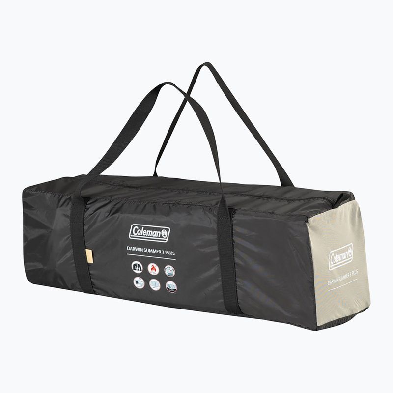 3‑Personen Campingzelt Coleman Darwin Summer 3 + beige 7