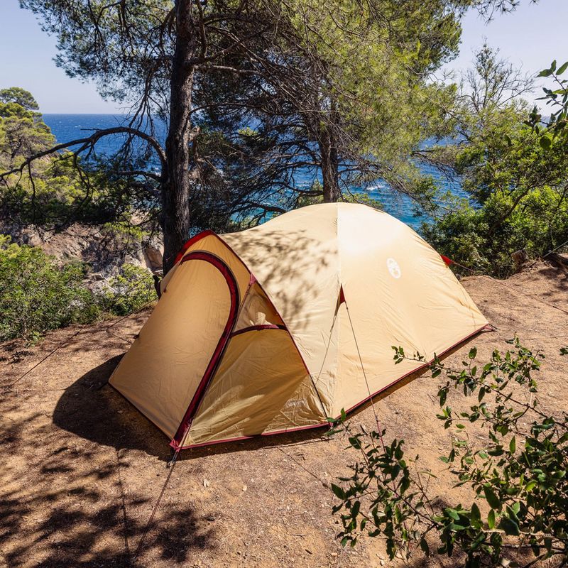3‑Personen Campingzelt Coleman Darwin Summer 3 + beige 8