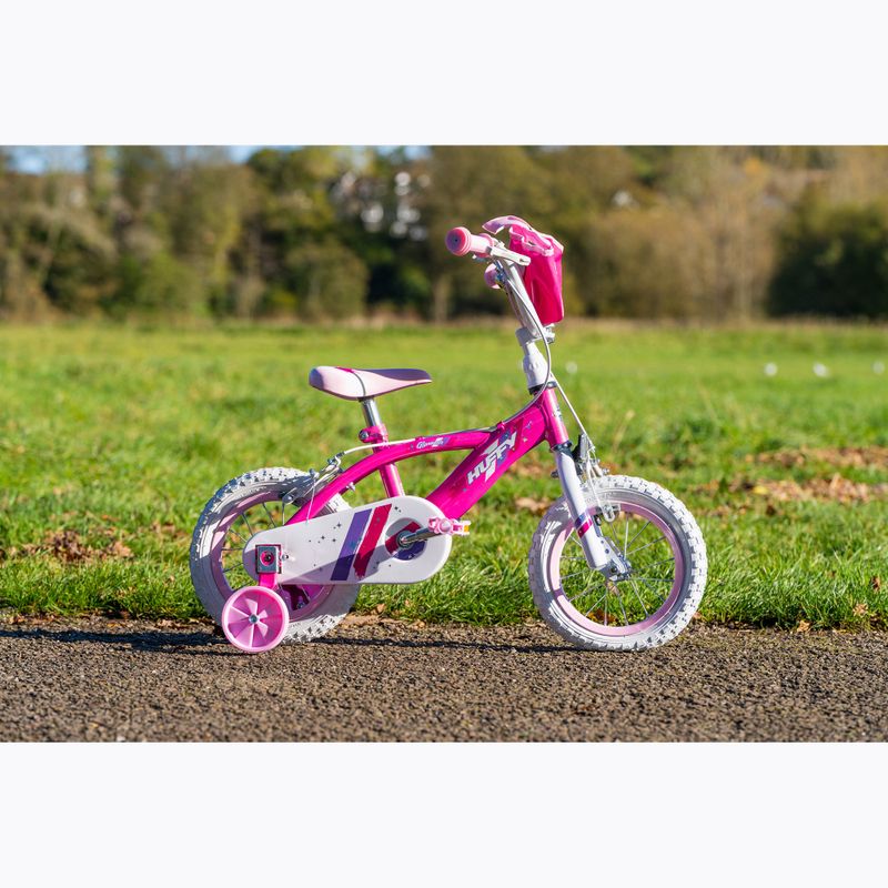 Huffy Glimmer 12" rosa Kinderfahrrad 11