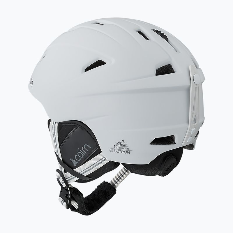Skihelm Cairn Electron mat white 2