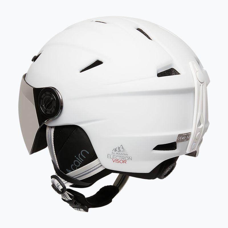 Skihelm Cairn Electron Visor mat white 2