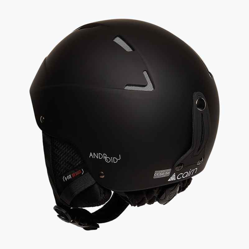 Kinder-Skihelm Cairn Android Jr matte black 2