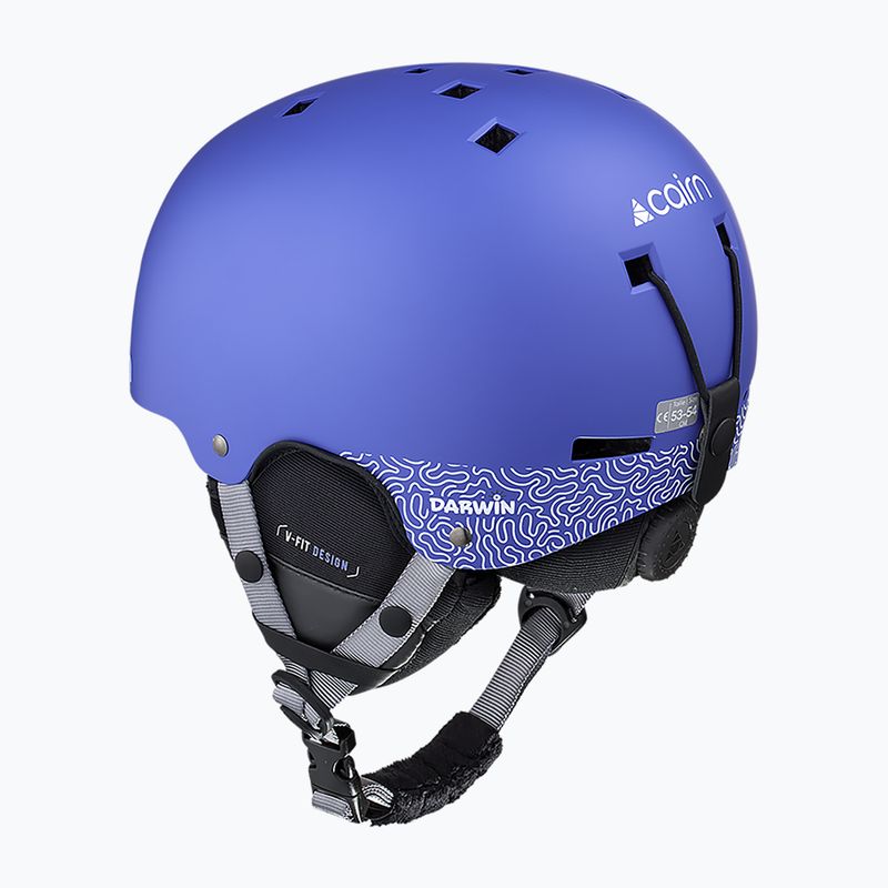 Kinder-Skihelm Cairn Darwin Jr mat blue 2