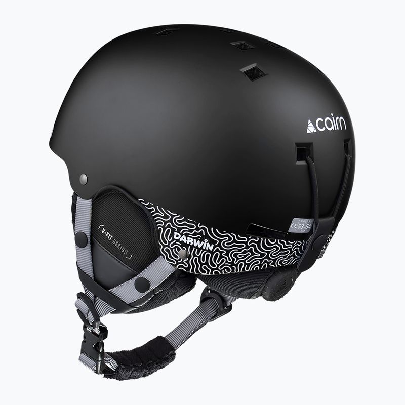 Kinder-Skihelm Cairn Darwin Jr matte black 2