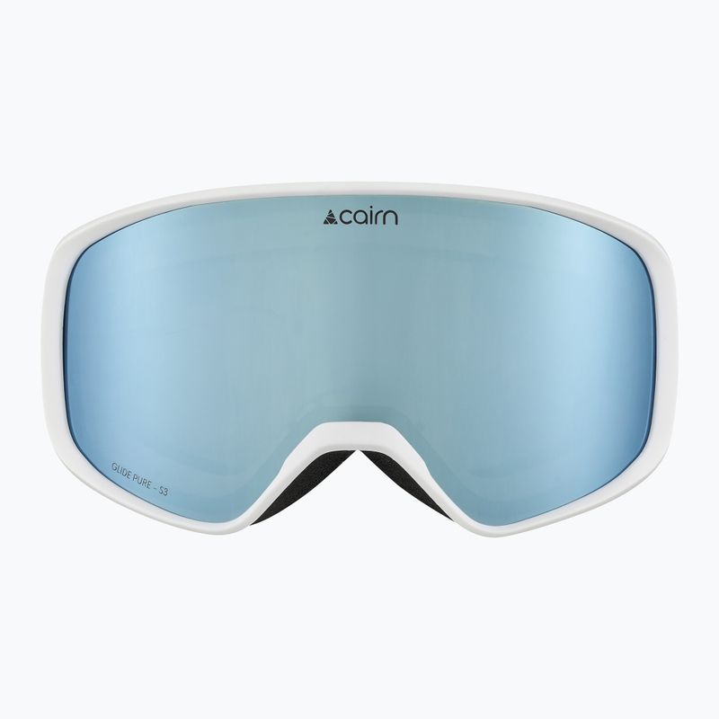 Skibrille Cairn Glide Pure mat white sky 2
