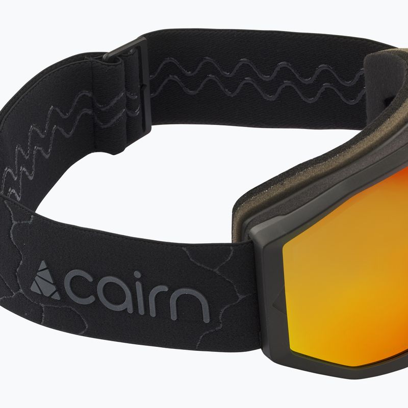 Skibrille Cairn Frost Pure mat black red 6