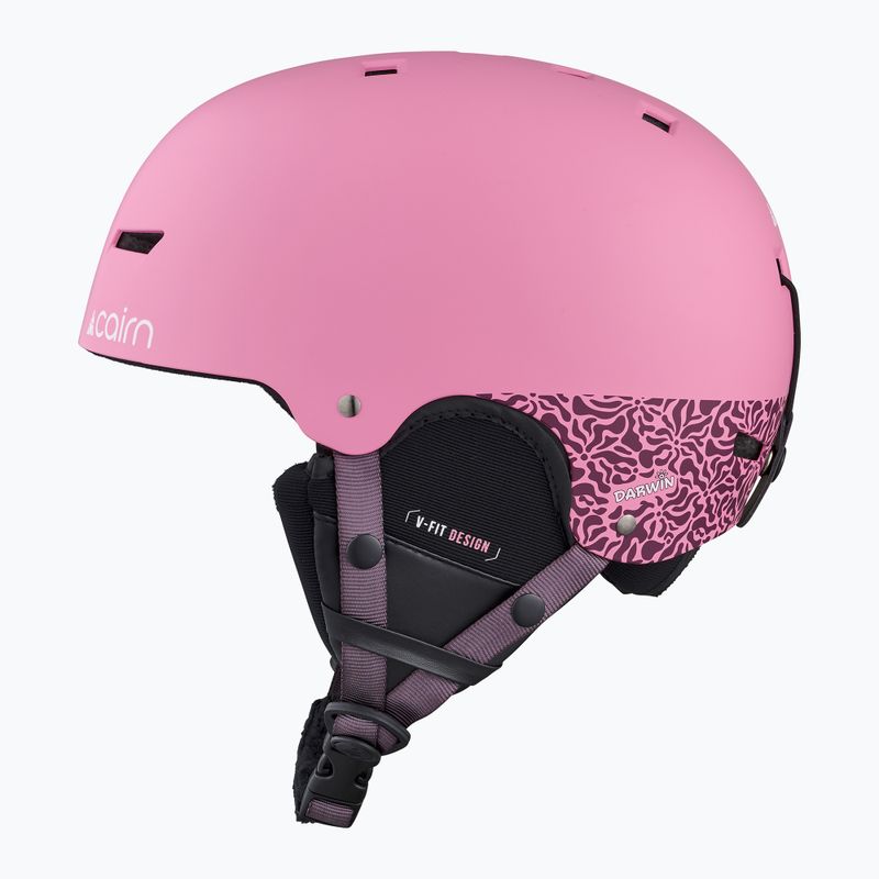 Kinder-Skihelm Cairn Darwin Jr mat pink 2