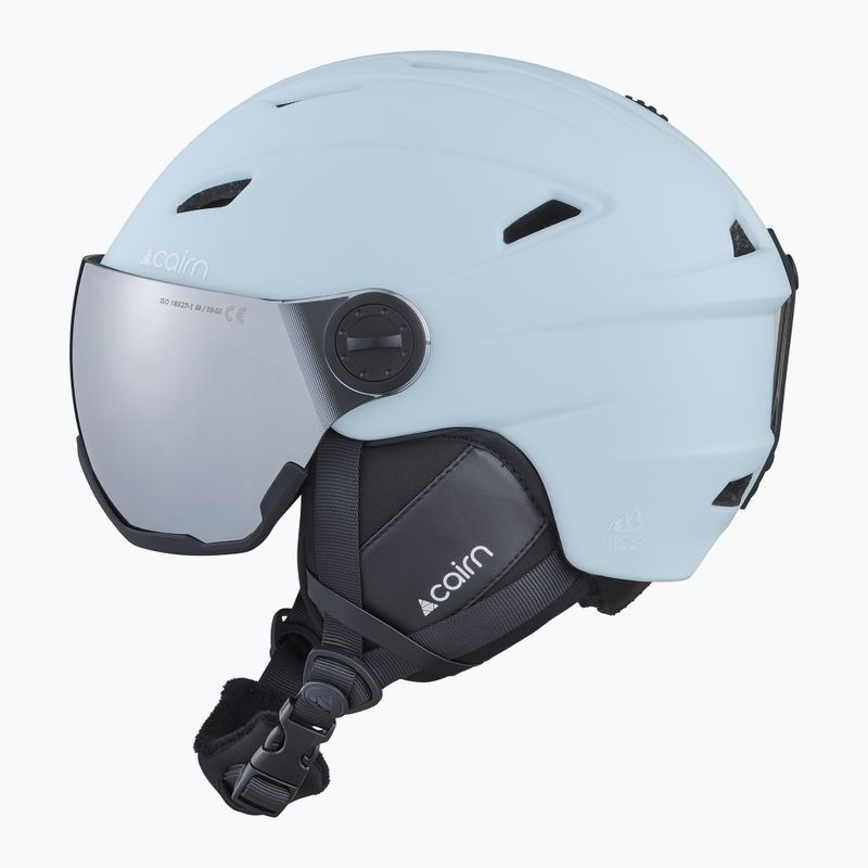 Skihelm Cairn Electron Visor mat sky 2