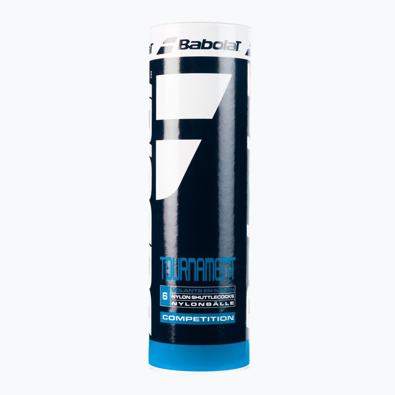 BABOLAT Turnier-Federbälle 6 Stück weiß 108417