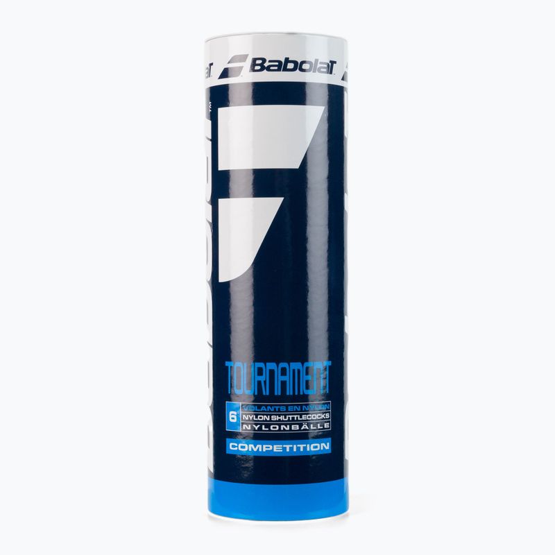 BABOLAT Turnier-Badminton-Federbälle 6 gelb 108420
