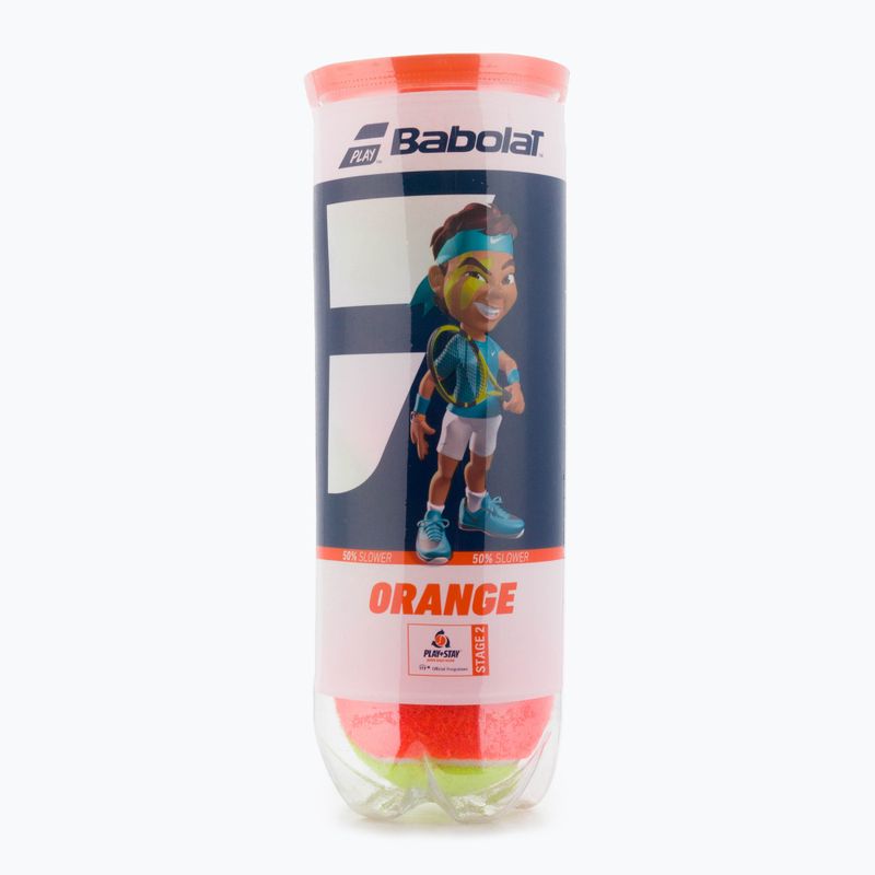 BABOLAT Orange Tennisbälle 3 Stück  orange/gelb 501035 2